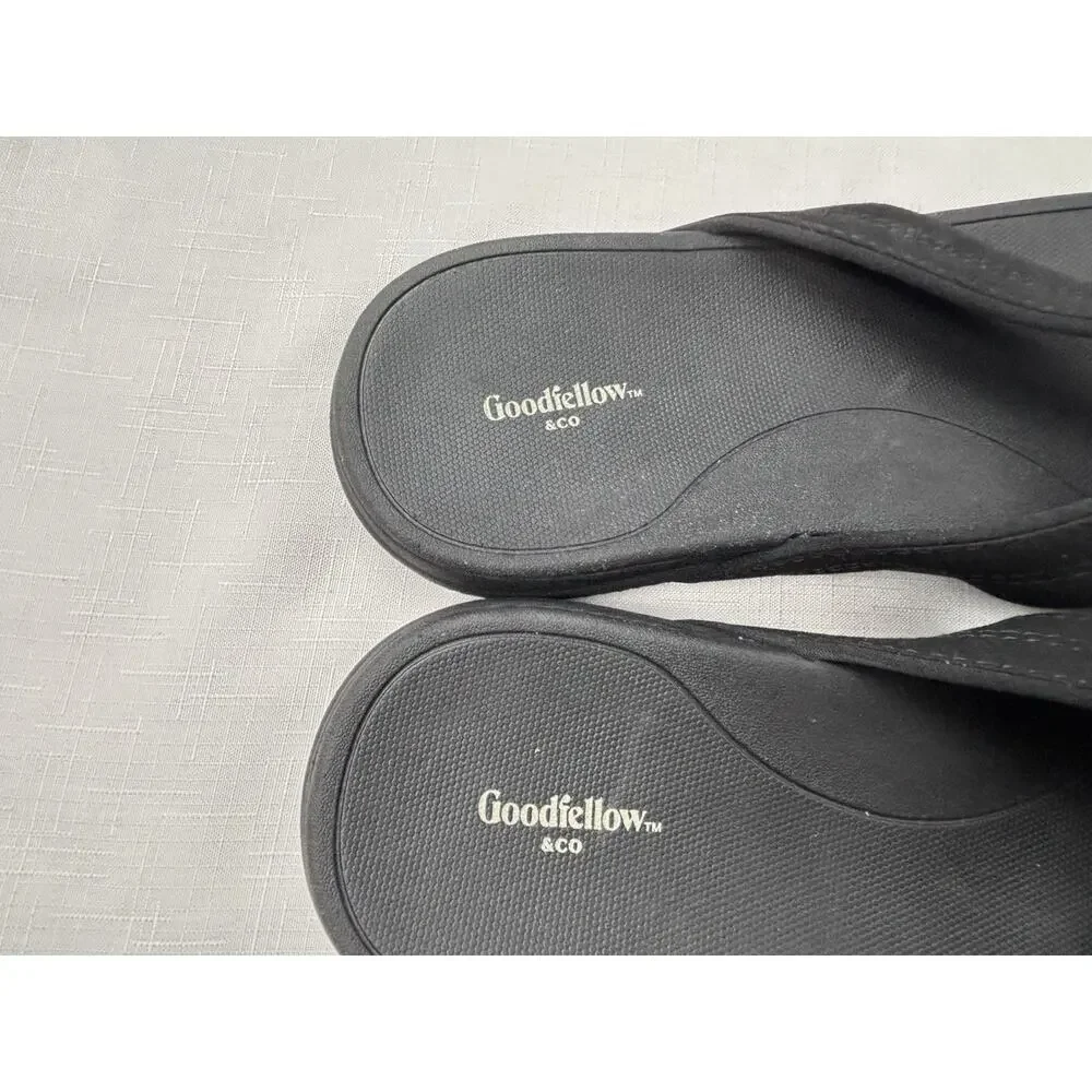 Goodfellow & Co Mens Fred Flip Flop Sandals Gray XL 13 BRAND NEW